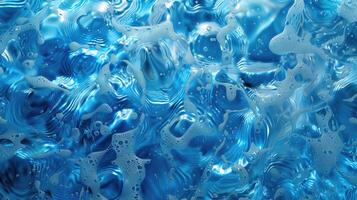 AI generated BUBBLING WATER BACKGROUND photo