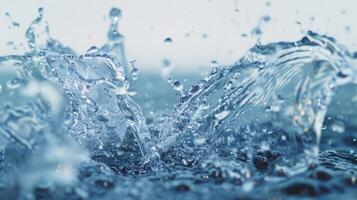 AI generated Water splash photo