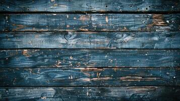 AI generated Grunge background of weathered painted wooden plank photo