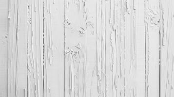 AI generated Repeated white wood texture pattern for design projects. photo