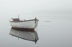 Serene Scottish lake scene photo