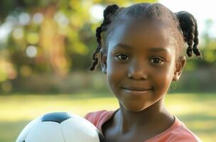 Young soccer fan photo