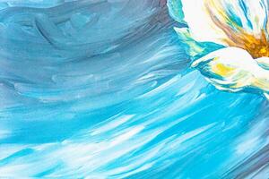 Abstract background with a textured surface for design made from putty and oil paint photo