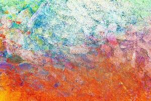 Abstract background with a textured surface for design made from putty and oil paint photo