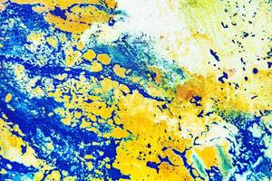 Abstract background with a textured surface for design made from putty and oil paint photo