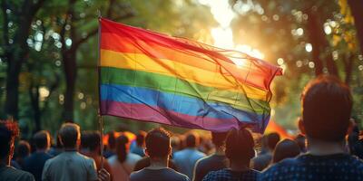 AI generated Topics of equality and freedom to love the LGBT community photo