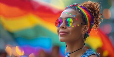 AI generated Topics of equality and freedom to love the LGBT community photo