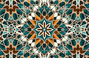 Colorful vintage surface with an old oriental pattern. The background is a texture that has a decorative value. For overlay or texture designs photo