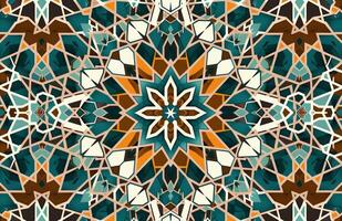 Colorful vintage surface with an old oriental pattern. The background is a texture that has a decorative value. For overlay or texture designs photo