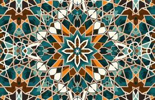 Colorful vintage surface with an old oriental pattern. The background is a texture that has a decorative value. For overlay or texture designs photo