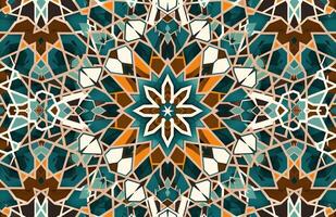 Colorful vintage surface with an old oriental pattern. The background is a texture that has a decorative value. For overlay or texture designs photo