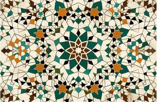 Colorful vintage surface with an old oriental pattern. The background is a texture that has a decorative value. For overlay or texture designs photo