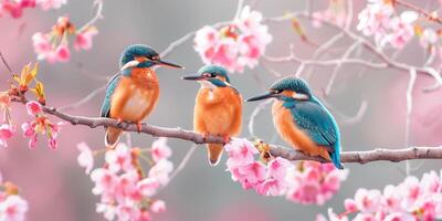 Bird Common Kingfisher Alcedo atthis in the wild photo