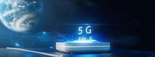 Future communication technology 5G telecom systems photo