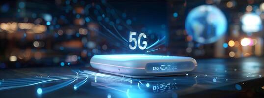 Future communication technology 5G telecom systems photo