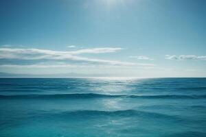 a view of the ocean from above with waves photo