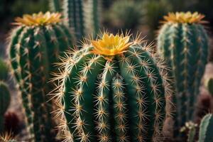 a cactus plant is shown in a desert environment photo