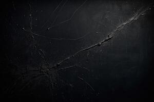 a black background with a crack in it photo