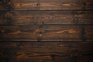 AI generated dark wood texture background photo