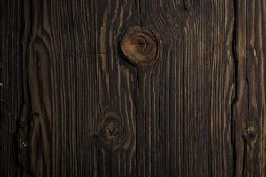 AI generated Wooden background or texture. Old wood with knots and nail holes. photo