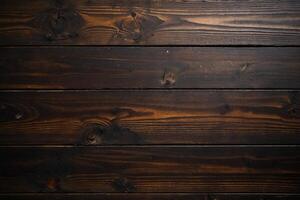 AI generated Wooden background or texture. Old wood with knots and nail holes. photo