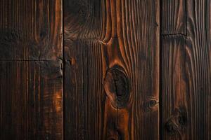 AI generated Wooden background or texture. Old wood with knots and nail holes. photo