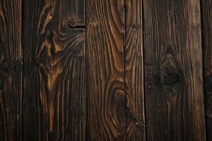 AI generated Wooden background or texture. Old wood with knots and nail holes. photo