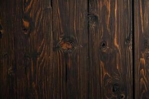 ai generado de madera textura antecedentes con oscuro marrón madera grano foto