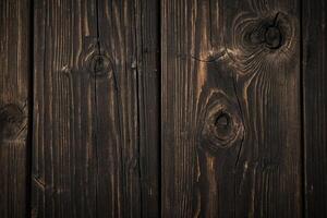 AI generated Old wooden background or texture. Close-up image of wooden surface. photo