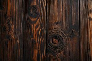 AI generated Old wooden background or texture. Close-up image of wooden surface. photo