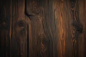 AI generated Old wooden background or texture. Close-up image of wooden surface. photo