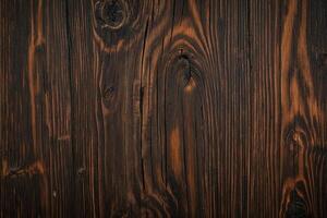 AI generated Old wooden background or texture. Close-up image of wooden surface. photo