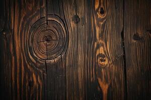 AI generated Old wooden background or texture. Close-up image of wooden surface. photo