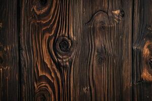 AI generated Old wooden background or texture. Close-up image of wooden surface. photo