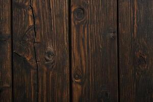 AI generated Old wooden background or texture. Close-up image of wooden surface. photo