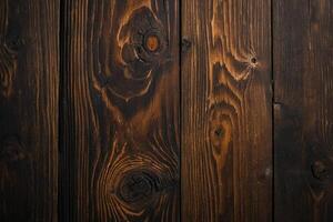 AI generated Old wooden background or texture. Close-up image of wooden surface. photo