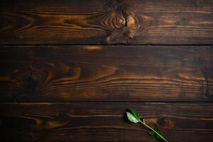 AI generated Old wooden background or texture. Close-up image of wooden surface. photo