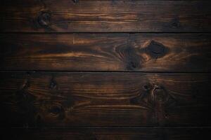 AI generated Old wooden background or texture. Close-up image of wooden surface. photo