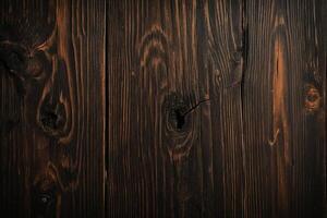 AI generated Old wooden background or texture. Close-up image of wooden surface. photo