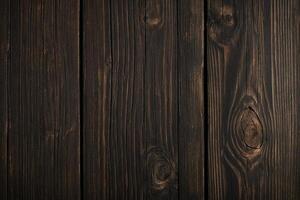 AI generated Old wooden background or texture. Dark wood texture with natural patterns. photo