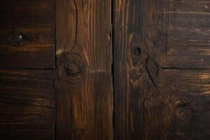 AI generated Old wooden background or texture. Wood texture with natural patterns. Close up. photo