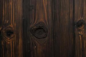 AI generated Old wooden background or texture. Wood texture with natural patterns. Close up. photo
