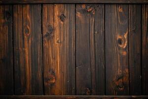 AI generated Old wooden background or texture. Wood texture with natural patterns. Close up. photo