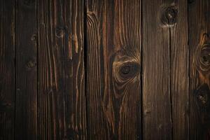 AI generated Old wooden background or texture. Wood texture with natural patterns. Close up. photo