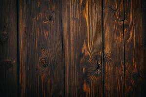 AI generated Old wood texture background. Floor surface. Dark wood texture background. photo