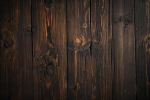 AI generated Old wood texture background. Floor surface. Dark wood texture background. photo