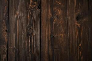 AI generated Old wood texture background. Floor surface. Dark wood texture background. photo