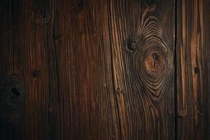 AI generated Old wood texture background. Floor surface. Dark wood texture background. photo