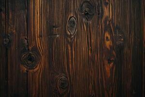 AI generated Old wood texture background. Floor surface. Dark wood texture background. photo