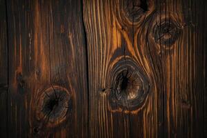 AI generated Old wood texture background. Floor surface. Dark wood texture background. photo